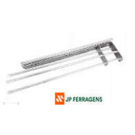 PORTA PANO TRIPLO ALUM E INOX 8613/7613