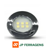E515.C LUMINARIA CIRCULAR 6 LEDS 6000K CROMADA