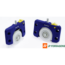KIT JP 360 40R TORNEADA AZUL SISTEMA DE CORRER 1 PORTA REF 21681 COM MOLA E GUIA INTELIGENTE